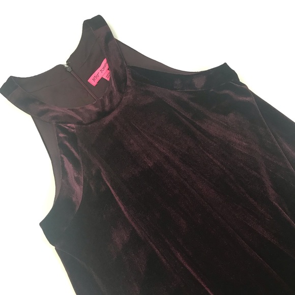 Betsey Johnson Velvet Midi Holiday Dress - Picture 5 of 7